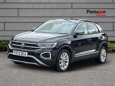 SPOTICAR Volkswagen T-roc 1.0 Tsi Style Euro 6 (s/s) 5dr Used Car - Suv Petrol Black - Derby - 1200631861_3