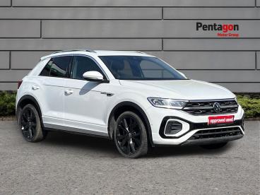 SPOTICAR Volkswagen T-roc 1.5 Tsi R-line Dsg Euro 6 (s/s) 5dr Used Car - Suv Petrol White - Lincoln - 1200632384_1