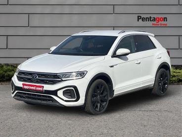 SPOTICAR Volkswagen T-roc 1.5 Tsi R-line Dsg Euro 6 (s/s) 5dr Used Car - Suv Petrol White - Lincoln - 1200632384_3