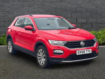 SPOTICAR Volkswagen T-roc 1.5 Tsi Evo Se Dsg Euro 6 (s/s) 5dr Used Car - Suv Petrol Red - Weymouth - 1200633204_1