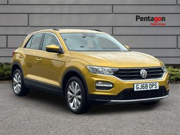 SPOTICAR Volkswagen T-roc 1.0 Tsi Se Euro 6 (s/s) 5dr Used Car - Suv Petrol Yellow - Lincoln - 1200635005_1
