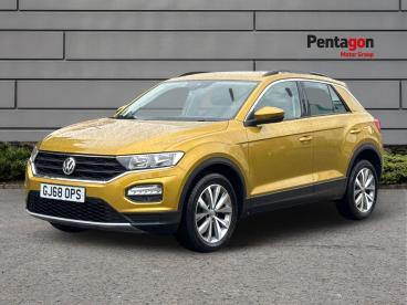 SPOTICAR Volkswagen T-roc 1.0 Tsi Se Euro 6 (s/s) 5dr Used Car - Suv Petrol Yellow - Lincoln - 1200635005_3