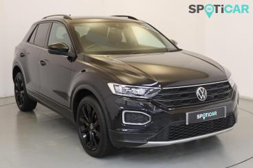 SPOTICAR Volkswagen T-roc 1.0 Tsi Black Edition Euro 6 (s/s) 5dr Used Car - Suv Petrol Black - Wellingborough - 1200640150_1