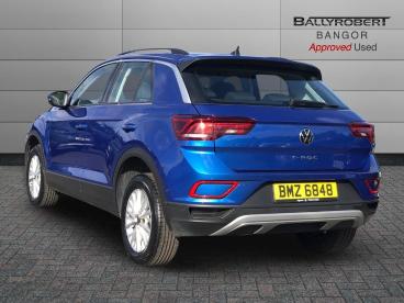 SPOTICAR Volkswagen T-roc 1.0 Tsi Life Euro 6 (s/s) 5dr Used Car - Suv Petrol Blue - Bangor - 1200640385_2