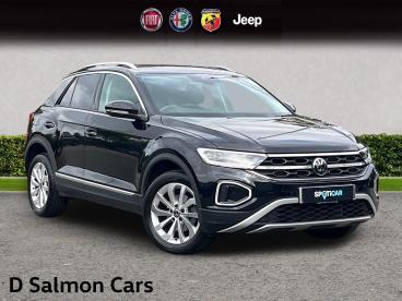 SPOTICAR Volkswagen T-roc 1.5 Tsi Style Euro 6 (s/s) 5dr Used Car - Suv Petrol Black - Colchester - 1200642170_1