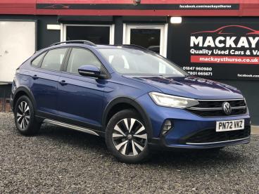 SPOTICAR Volkswagen Taigo 1.0 Tsi Life Euro 6 (s/s) 5dr Used Car - Suv Petrol Blue - Inverness - 1200573200_1