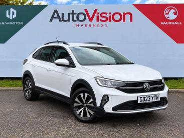 SPOTICAR Volkswagen Taigo 1.0 Tsi Life Euro 6 (s/s) 5dr Used Car - Suv Petrol White - Inverness - 1200641938_1