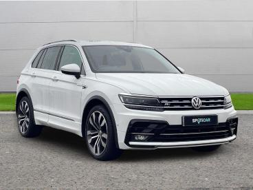 SPOTICAR Volkswagen Tiguan 2.0 Tdi R-line Tech Dsg 4motion Euro 6 (s/s) 5dr Used Car - Suv Diesel White - Selby - 1200569276_1