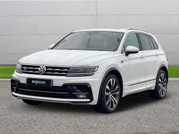 SPOTICAR Volkswagen Tiguan 2.0 Tdi R-line Tech Dsg 4motion Euro 6 (s/s) 5dr Used Car - Suv Diesel White - Selby - 1200569276_3