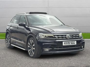 SPOTICAR Volkswagen Tiguan 2.0 Tdi R-line Tech Dsg 4motion Euro 6 (s/s) 5dr Used Car - Suv Diesel Black - Selby - 1200590628_1