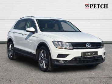 SPOTICAR Volkswagen Tiguan 1.5 Tsi Evo Match Euro 6 (s/s) 5dr Used Car - Suv Petrol White - Darlington - 1200612845_1