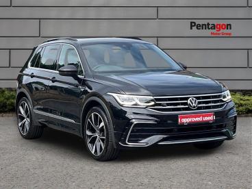 SPOTICAR Volkswagen Tiguan 1.5 Tsi R-line Dsg Euro 6 (s/s) 5dr Used Car - Suv Petrol Black - Lincoln - 1200632445_1