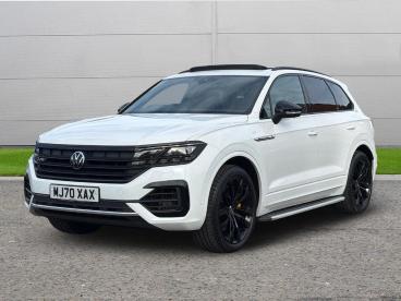 SPOTICAR Volkswagen Touareg 3.0 Tsi V6 Black Edition Tiptronic 4motion Euro 6 Used Car - Suv Petrol White - Selby - 1200643348_3