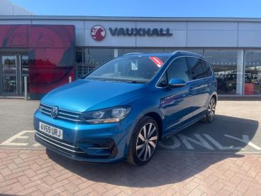 SPOTICAR Volkswagen Touran 1.5 Tsi Evo R-line Dsg Euro 6 (s/s) 5dr Used Car - Mpv Petrol Blue - Melton Mowbray - 1200634229_1