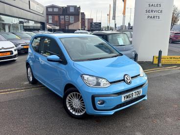 SPOTICAR Volkswagen Up 1.0 Move Up! Euro 6 (s/s) 3dr Used Car - Saloon Petrol Blue - Wakefield - 1200556595_1