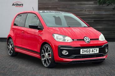 SPOTICAR Volkswagen Up 1.0 Tsi Up! Gti Euro 6 (s/s) 5dr Used Car - Saloon Petrol Red - Wrexham - 1200557148_1