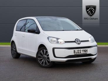 SPOTICAR Volkswagen Up 1.0 Black Edition Euro 6 (s/s) 5dr Used Car - Saloon Petrol White - Oldham - 1200562282_1