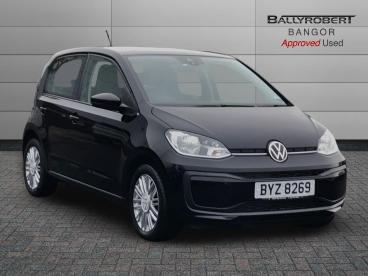 SPOTICAR Volkswagen Up 1.0 Up! Euro 6 (s/s) 5dr Used Car - Saloon Petrol Black - Bangor - 1200572575_1
