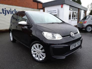SPOTICAR Volkswagen Up 1.0 Move Up! Euro 6 (s/s) 5dr Used Car - Saloon Petrol Black - Telford - 1200577701_1