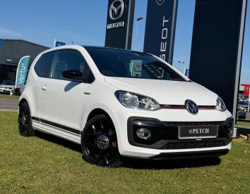 SPOTICAR Volkswagen Up 1.0 Tsi Gti Euro 6 (s/s) 3dr Used Car - Saloon Petrol White - Darlington - 1200596231_1