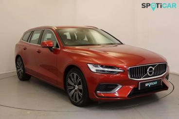 SPOTICAR Volvo V60 2.0h T6 Recharge 11.6kwh Inscription Auto Awd Euro Used Car - Estate Plug-in Hybrid Red - Wellingborough - 1200545897_1