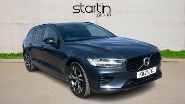 SPOTICAR Volvo V60 2.0h T6 Recharge 11.6kwh R-design Auto Awd Euro 6 Used Car - Estate Plug-in Hybrid Blue - Redditch - 1200625198_1