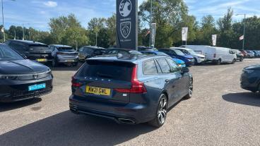 SPOTICAR Volvo V60 2.0h T6 Recharge 11.6kwh R-design Auto Awd Euro 6 Used Car - Estate Plug-in Hybrid Blue - Redditch - 1200625198_3