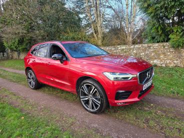 SPOTICAR Volvo Xc60 2.0 B5 Mhev R-design Pro Auto Awd Euro 6 (s/s) 5dr Used Car - Suv Hybrid Red - Abergavenny - 1200566616_1