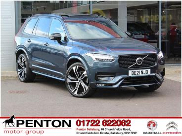 SPOTICAR Volvo Xc90 2.0 B5 Mhev R-design Pro Auto 4wd Euro 6 (s/s) 5dr Used Car - Suv Hybrid Blue - Salisbury - 1200532591_1