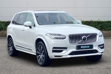 SPOTICAR Volvo Xc90 2.0h T8 Twin Engine 11.6kwh Inscription Auto 4wd E Used Car - Suv Plug-in Hybrid White - Cannock - 1200568985_1