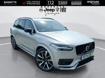 SPOTICAR Volvo Xc90 2.0 B5 Mhev Ultra Edition Dark Auto 4wd Euro 6 (s/ Used Car - Suv Hybrid Silver - Swansea - 1200601529_1