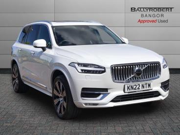 SPOTICAR Volvo Xc90 2.0 B5 Mhev Inscription Pro Auto 4wd Euro 6 (s/s) Used Car - Suv Hybrid White - Bangor - 1200602626_1