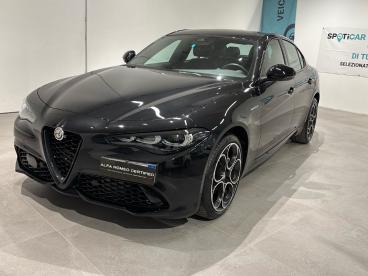 ALFA ROMEO CERTIFIED Alfa Romeo Giulia 2.0 Turbo 280 Cv At8 Awd Q4 Veloce Usata - Berlina Benzina Nero - Bologna - 2398053_1