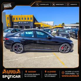 ALFA ROMEO CERTIFIED Alfa Romeo Giulia 2.2 Turbodiesel 210 Cv At8 Awd Q4 Veloce Usata - Berlina Diesel Nero - Sassari - 2492172_4