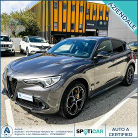 ALFA ROMEO CERTIFIED Alfa Romeo Stelvio 2.2 Turbodiesel 210 Cv At8 Q4 Veloce Usata - Suv Diesel Grigio - Sassari - 2243770_1