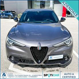 ALFA ROMEO CERTIFIED Alfa Romeo Stelvio 2.2 Turbodiesel 210 Cv At8 Q4 Veloce Usata - Suv Diesel Grigio - Sassari - 2243770_2