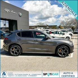 ALFA ROMEO CERTIFIED Alfa Romeo Stelvio 2.2 Turbodiesel 210 Cv At8 Q4 Veloce Usata - Suv Diesel Grigio - Sassari - 2243770_4