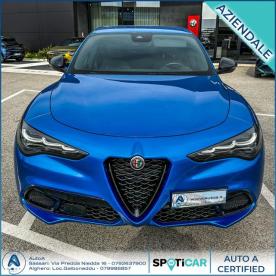 ALFA ROMEO CERTIFIED Alfa Romeo Stelvio 2.2 Turbodiesel 210 Cv At8 Q4 Veloce Usata - Suv Diesel Blu - Sassari - 2255988_2