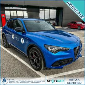 ALFA ROMEO CERTIFIED Alfa Romeo Stelvio 2.2 Turbodiesel 210 Cv At8 Q4 Veloce Usata - Suv Diesel Blu - Sassari - 2255988_3