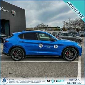 ALFA ROMEO CERTIFIED Alfa Romeo Stelvio 2.2 Turbodiesel 210 Cv At8 Q4 Veloce Usata - Suv Diesel Blu - Sassari - 2255988_4