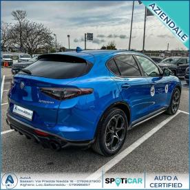 ALFA ROMEO CERTIFIED Alfa Romeo Stelvio 2.2 Turbodiesel 210 Cv At8 Q4 Veloce Usata - Suv Diesel Blu - Sassari - 2255988_5