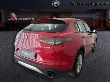 ALFA ROMEO CERTIFIED Alfa Romeo Stelvio 2.2 Turbodiesel 160 Cv At8 Rwd Super Usata - Suv Diesel Rosso - Bologna - 2273597_5