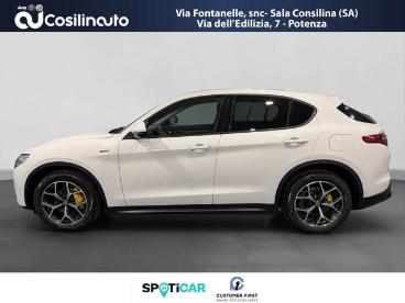 ALFA ROMEO CERTIFIED Alfa Romeo Stelvio 2.2 Turbodiesel 190 Cv At8 Q4 Sprint My20 Usata - Suv Diesel Bianco - Sala Consilina - 2282253_2