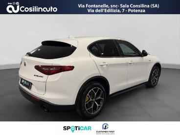 ALFA ROMEO CERTIFIED Alfa Romeo Stelvio 2.2 Turbodiesel 190 Cv At8 Q4 Sprint My20 Usata - Suv Diesel Bianco - Sala Consilina - 2282253_5