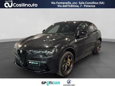 ALFA ROMEO CERTIFIED Alfa Romeo Stelvio 2.9 Bi-turbo V6 510 Cv Quadrifoglio My21 Matrix Usata - Suv Benzina Nero - Sala Consilina - 2287256_1