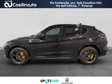 ALFA ROMEO CERTIFIED Alfa Romeo Stelvio 2.9 Bi-turbo V6 510 Cv Quadrifoglio My21 Matrix Usata - Suv Benzina Nero - Sala Consilina - 2287256_2