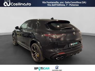 ALFA ROMEO CERTIFIED Alfa Romeo Stelvio 2.9 Bi-turbo V6 510 Cv Quadrifoglio My21 Matrix Usata - Suv Benzina Nero - Sala Consilina - 2287256_3