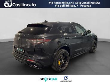 ALFA ROMEO CERTIFIED Alfa Romeo Stelvio 2.9 Bi-turbo V6 510 Cv Quadrifoglio My21 Matrix Usata - Suv Benzina Nero - Sala Consilina - 2287256_5