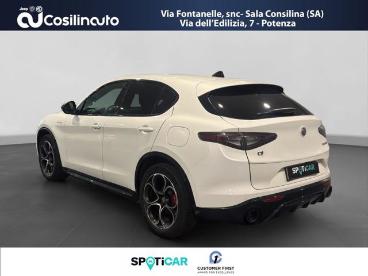 ALFA ROMEO CERTIFIED Alfa Romeo Stelvio 2.2 Turbodiesel 210 Cv At8 Q4 Veloce My24 Usata - Suv Diesel Bianco - Sala Consilina - 2405301_3