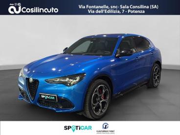 ALFA ROMEO CERTIFIED Alfa Romeo Stelvio 2.2 Turbodiesel 210 Cv At8 Q4 Veloce My24 Usata - Suv Diesel Blu - Sala Consilina - 2407850_1